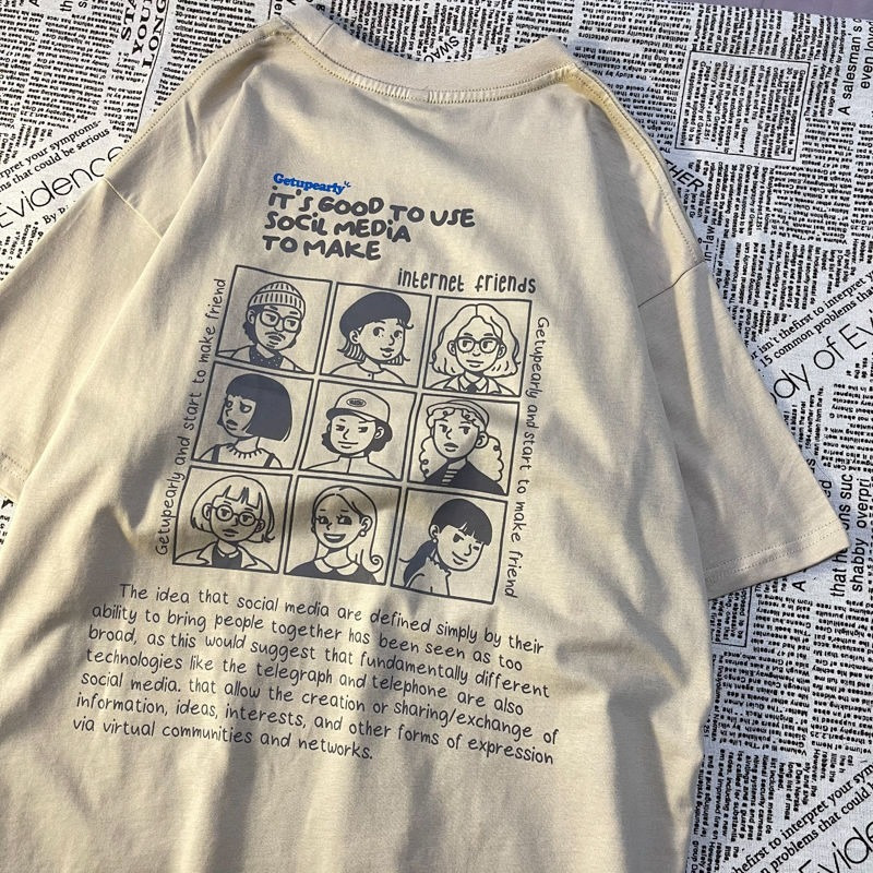 Women's T-Shirt Character Personality Letter Printing Tee Aesthetic Short-sleeved T-shirt Women Summer Loose Oversize Y2k Top T-shirt Women 230311
Women's T-Shirt Character Personality Letter Printing Tee Aesthetic Short-sleeved T-shirt Women Summer Loose Oversize Y2k Top T-shirt Women 230311