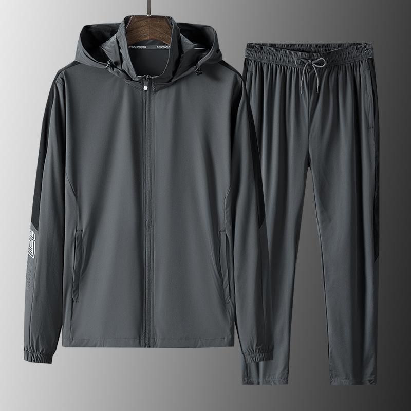Men's Tracksuits Sports Suits For Men Fashion Two-piece Youth Casual Loose Quick-drying Breathable Jacket Ice Silk Long Pants Plus Size 5XLM, Black
Men's Tracksuits Sports Suits For Men Fashion Two-piece Youth Casual Loose Quick-drying Breathable Jacket Ice Silk Long Pants Plus Size 5XLM, Black