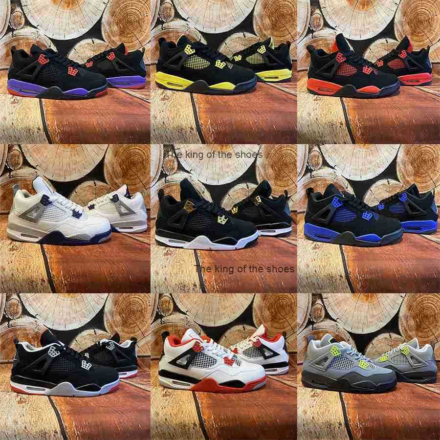 J4s OG2023 OG Jumpman 4 4S Mens jordens Basketball Shoes Military Black Cat Canvas University Blue Red Thunder Cactus Jack 4 4S Men Women Trainers, 04
J4s OG2023 OG Jumpman 4 4S Mens jordens Basketball Shoes Military Black Cat Canvas University Blue Red Thunder Cactus Jack 4 4S Men Women Trainers, 04