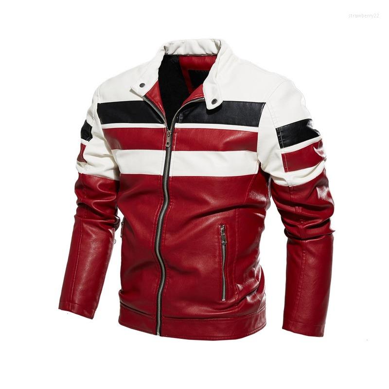 Men's Jackets Trendy Motor Leather Fleece Jacket Outwear Men Winter Fashion Biker PU Coat Man Slim Bomber JacketMen's, Black
Men's Jackets Trendy Motor Leather Fleece Jacket Outwear Men Winter Fashion Biker PU Coat Man Slim Bomber JacketMen's, Black