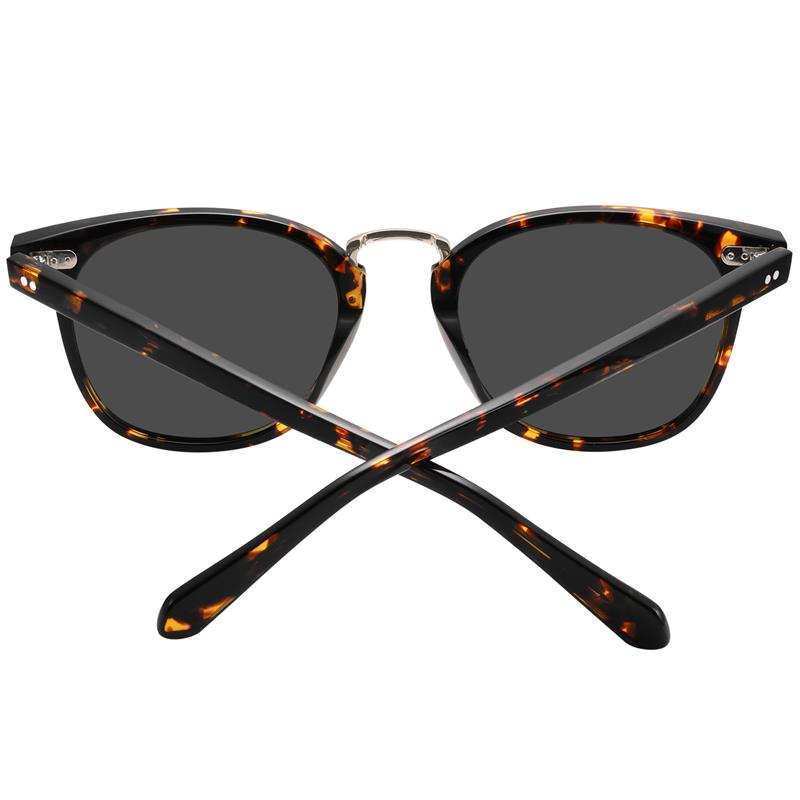 Carfia Small Polarized Sunglasses for Women Hand-crafted Acetate Frame Metal Bridge Eyewear Fashion Retro Style Sun Glasses