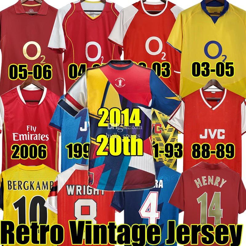 Gunners HENRY Retro Soccer Jerseys HIGHBURY PIRES REYES 2004 02 03 05 06 92 93 94 95 96 98 99 BERGKAMP ADAMS Persie Galla V. PERSIE 88 89 90 Vintage Classic FOOTBALL SHIRT, 1990-92 home
Gunners HENRY Retro Soccer Jerseys HIGHBURY PIRES REYES 2004 02 03 05 06 92 93 94 95 96 98 99 BERGKAMP ADAMS Persie Galla V. PERSIE 88 89 90 Vintage Classic FOOTBALL SHIRT, 1990-92 home