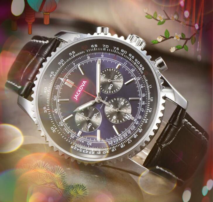 All Dials Working Automatic Date Men Watches Six stitches Mens Big Leather Belt Quartz Movement Fashion Business Chronograph No-Mechanical Wristwatch Gifts, As pic
All Dials Working Automatic Date Men Watches Six stitches Mens Big Leather Belt Quartz Movement Fashion Business Chronograph No-Mechanical Wristwatch Gifts, As pic