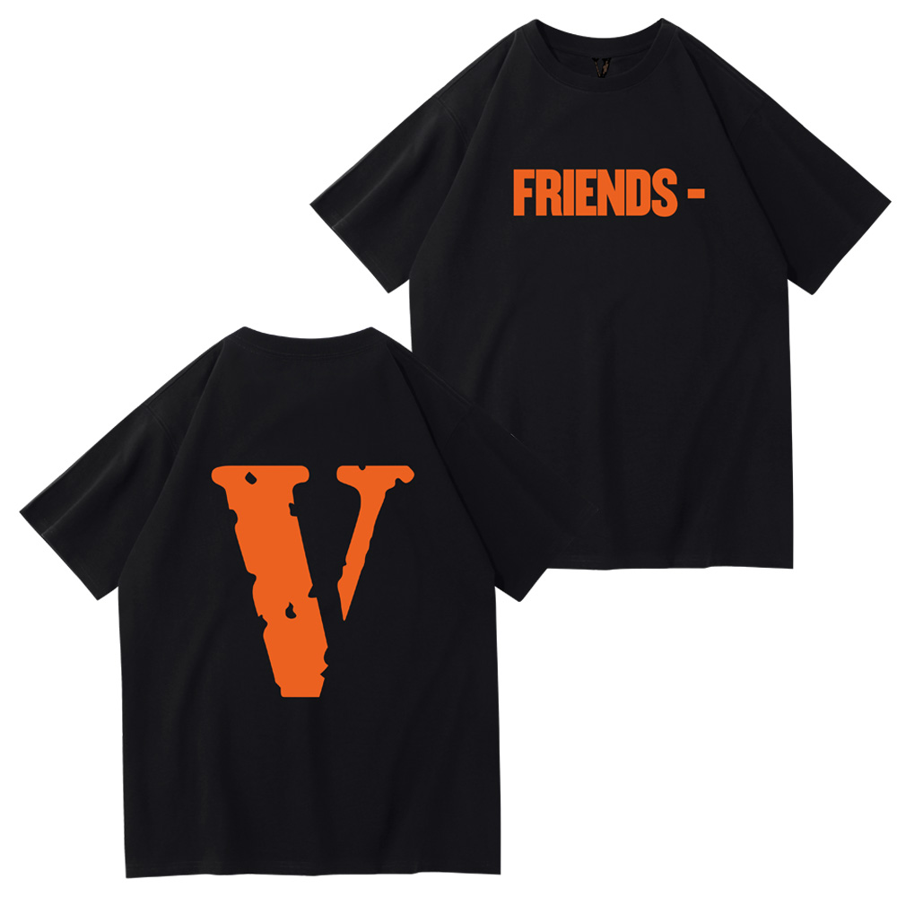 Mens Women Summer T-Shirts Classic VLONE Brand Mens Desinger Casual Loose Big V Friend Print Cotton Couple Short Sleeve T-Shirt Hip Hop Sport Tees Tops Streetwear -3XL
Mens Women Summer T-Shirts Classic VLONE Brand Mens Desinger Casual Loose Big V Friend Print Cotton Couple Short Sleeve T-Shirt Hip Hop Sport Tees Tops Streetwear -3XL