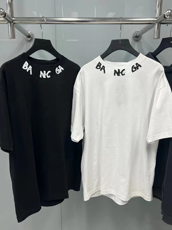 2023 new Paris fashion brand Mens T-shirts Advanced version Summer Mens womens Short Sleeves Fashion Tshirt Pure cotton quality shirts Leisure Classic letters Tees B, B a l e n c i a g a 3
2023 new Paris fashion brand Mens T-shirts Advanced version Summer Mens womens Short Sleeves Fashion Tshirt Pure cotton quality shirts Leisure Classic letters Tees B, B a l e n c i a g a 3