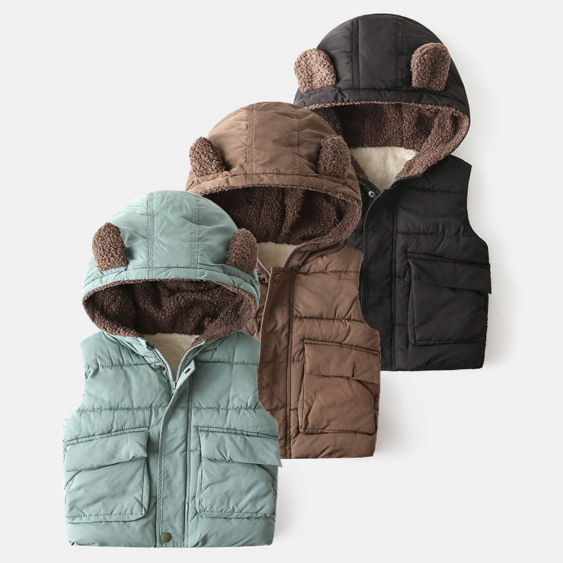 Waistcoat Boys Cotton Vest 28Y Baby Autumn and Winter Tops Children's Clothing Thickened Warm Zipper Jacket 230311, White
Waistcoat Boys Cotton Vest 28Y Baby Autumn and Winter Tops Children's Clothing Thickened Warm Zipper Jacket 230311, White