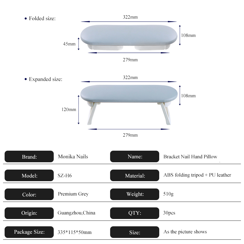 Hand Rests PU Leather Hand Rest Pillow Minimalism Nails Manicure Table Hand Cushion Pillow Holder Arm Rests Nail Art Stand For Nails 230311