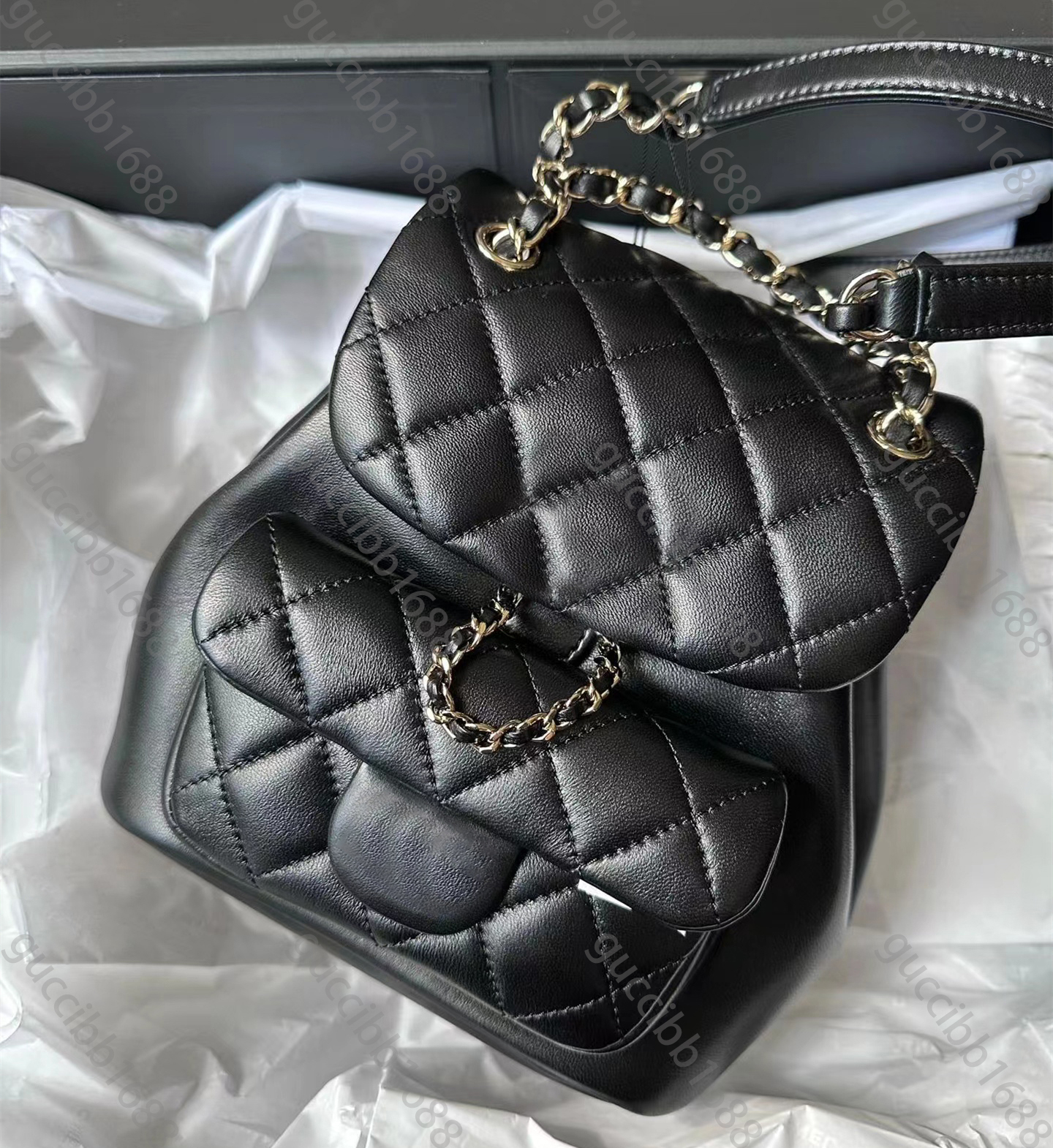 10A Mirror Quality Designer Mini Duma Backpack 18cm Womens Real Learther Lambskin Quilted Flap Handbag Luxury Classic Purse Double Chian Shoulder Black Bag With Box, Upload pics to contact us
10A Mirror Quality Designer Mini Duma Backpack 18cm Womens Real Learther Lambskin Quilted Flap Handbag Luxury Classic Purse Double Chian Shoulder Black Bag With Box, Upload pics to contact us