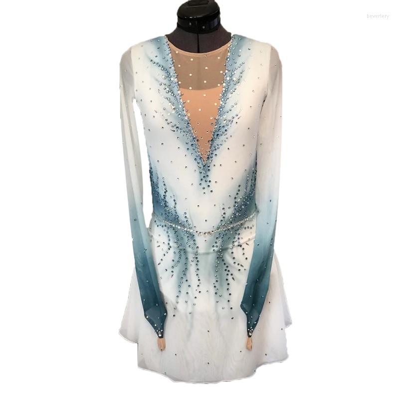 Stage Wear LIUHUO Skating Dress Long Sleeve Girls' High Quality Rhinestone Performance For Competition Latin Dance Costume, Green
Stage Wear LIUHUO Skating Dress Long Sleeve Girls' High Quality Rhinestone Performance For Competition Latin Dance Costume, Green