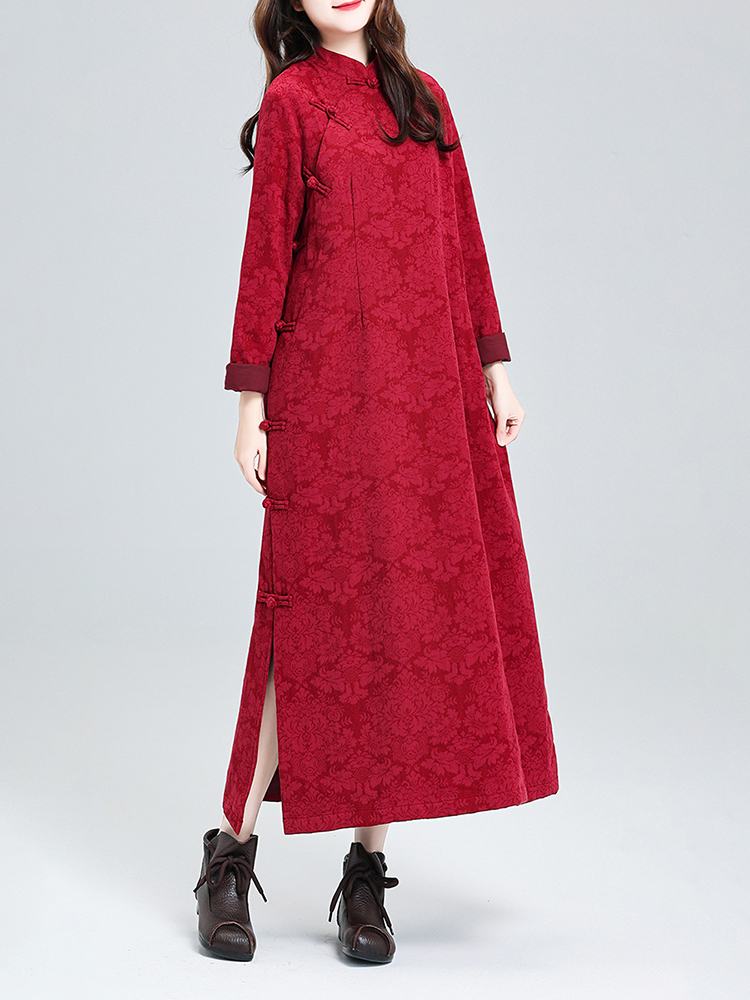Chinese Ethnic clothing Tang Suit women Robe cotton vintage pattern Costume Oriental Gown Cheongsam Top
Chinese Ethnic clothing Tang Suit women Robe cotton vintage pattern Costume Oriental Gown Cheongsam Top