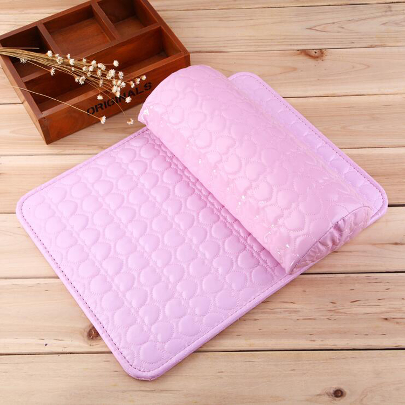 Hand Rests Professional Hand Cushion Holder Soft PU Leather Sponge Arm Rest Nail Pillow Manicure Art Beauty Nail Mat Pad 230311