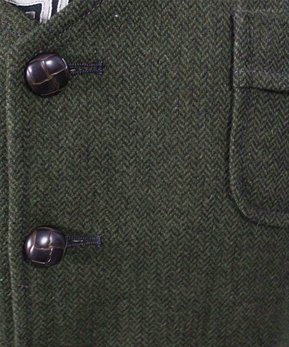 Men's Vests Classic Mens Vests Tweed Suit Business Vest Punk Waistcoat Jacket Brown Black Victorian Style Groomman Clothing For Wedding Man 23031