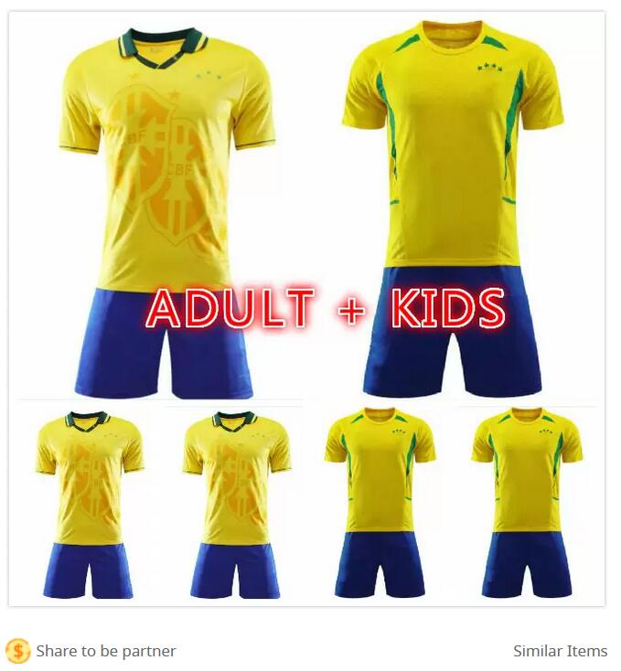 adult kids kit 1994 2002 BRASIL RETRO soccer jerseys VINTAGE CLASSIC RONALDO 9 RIVALDO 10 R.CARLOS 6 RONALDINHO 11 BRAZILDE uniforms Football shirt camiseta futbol
adult kids kit 1994 2002 BRASIL RETRO soccer jerseys VINTAGE CLASSIC RONALDO 9 RIVALDO 10 R.CARLOS 6 RONALDINHO 11 BRAZILDE uniforms Football shirt camiseta futbol