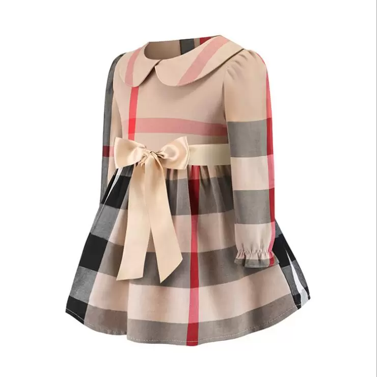 Baby Girls Princess Dress Spring Fall Kids Plaid Long Sleeve Dresses Turn-Down Collar Girl Skirts Children Clothes
Baby Girls Princess Dress Spring Fall Kids Plaid Long Sleeve Dresses Turn-Down Collar Girl Skirts Children Clothes