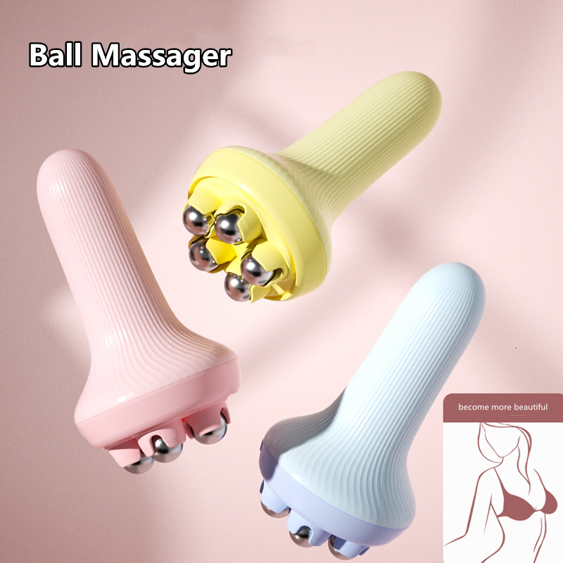 Other Massage Items 5-Bead Ball Massager Multifunctional Massage Roller Professional Pressotherapy Portable Beautiful Health Care Massage Instrument 2