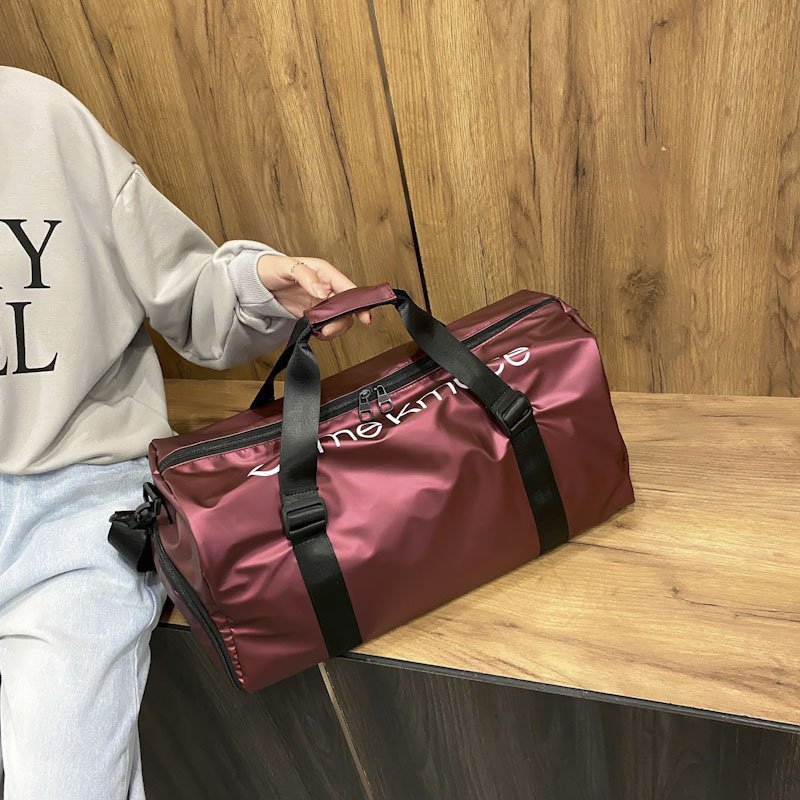 Portable travel bag dry and wet separation large capacity single shoulder bag sports fitness bag trend diagonal span large bag