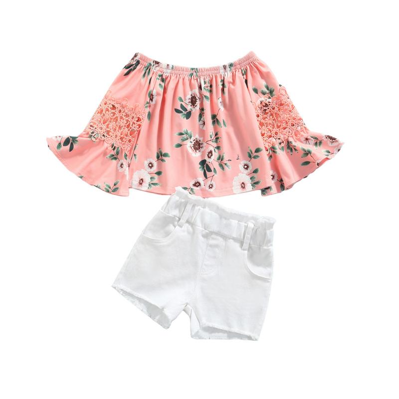 Clothing Sets 2-7 Years Infant Kids Baby Girls Summer Autumn Clothes Set Flare Long Sleeve Hollow Out Tops Shirt Short 2Pcs Outfits, Picture shown
Clothing Sets 2-7 Years Infant Kids Baby Girls Summer Autumn Clothes Set Flare Long Sleeve Hollow Out Tops Shirt Short 2Pcs Outfits, Picture shown