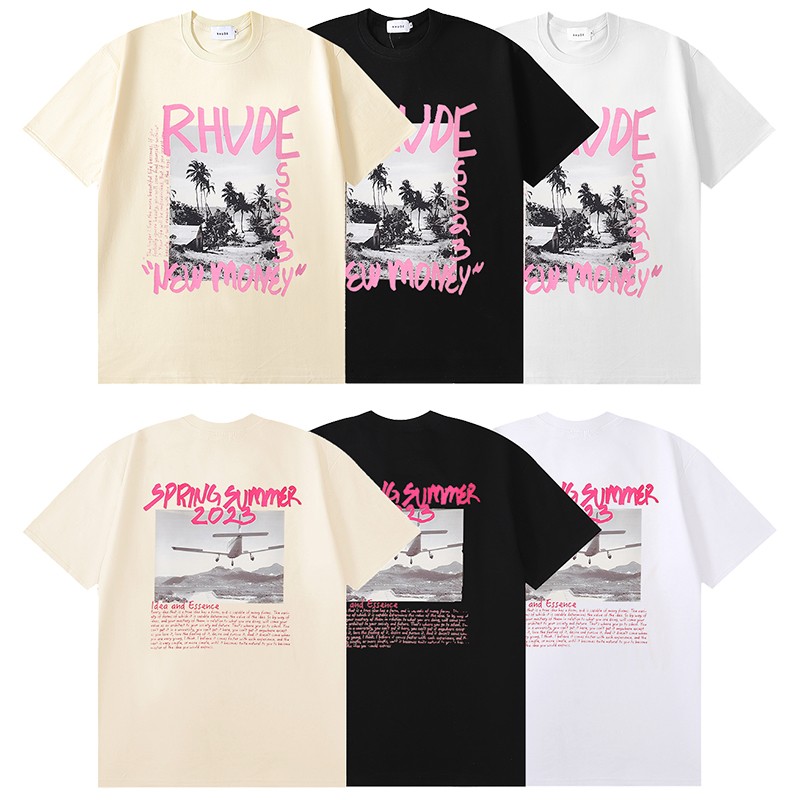 Rhude Designer High quality Mens t shirt 100 Cotton Short Sleeve Fashion Men Women T-shirts Bear Printing Tees US size S-XXL, @b@g
Rhude Designer High quality Mens t shirt 100 Cotton Short Sleeve Fashion Men Women T-shirts Bear Printing Tees US size S-XXL, @b@g