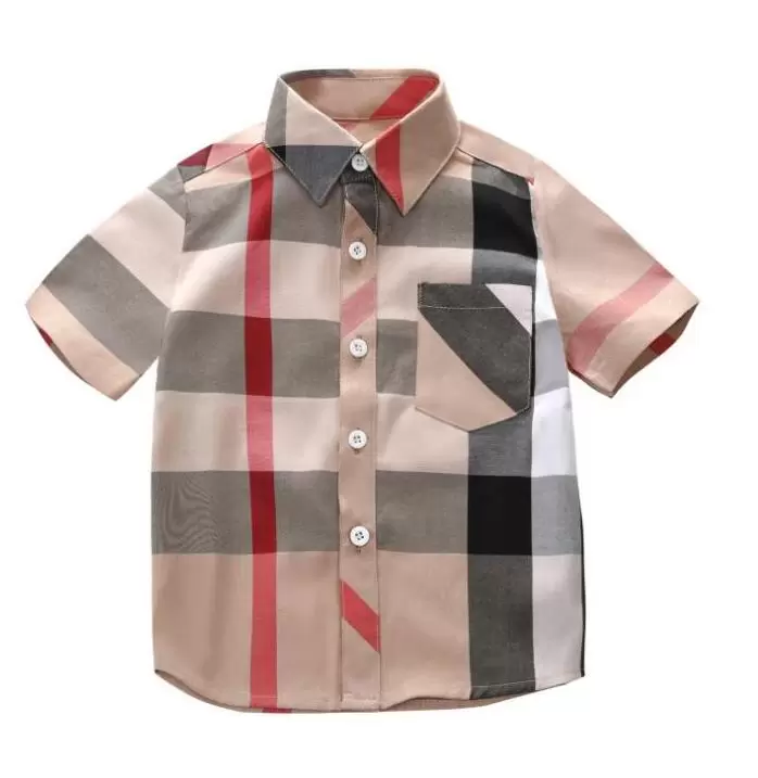 Baby Boys Plaid Shirt Summer Cotton Kids Short Sleeve Shirts Fashion Boy Clothes Children Clothing
Baby Boys Plaid Shirt Summer Cotton Kids Short Sleeve Shirts Fashion Boy Clothes Children Clothing