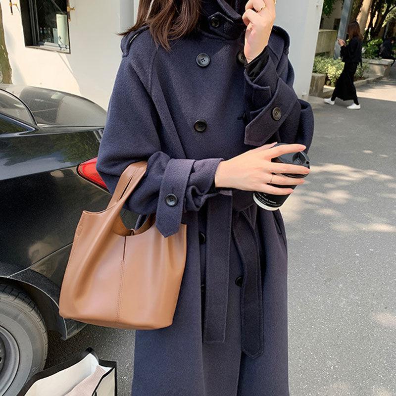 Women' Wool & Blends Korean Fashion Warm Long Blend Coats Women Chic Designer Elegant Jackets 2023 Fall Classic Office Lady Overcoats, White
Women' Wool & Blends Korean Fashion Warm Long Blend Coats Women Chic Designer Elegant Jackets 2023 Fall Classic Office Lady Overcoats, White