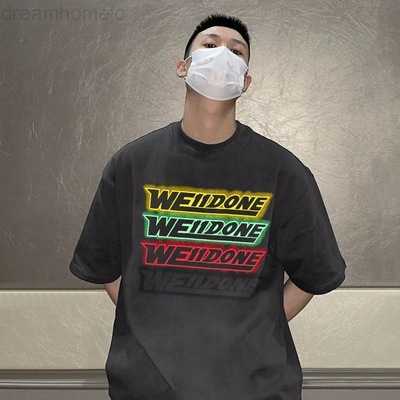We11done High-quality T-shirt Men' Summer Bullet Screen Letter Cotton High Street Loose Round Neck Short Sleeve Women Y2k 0312, Black
We11done High-quality T-shirt Men' Summer Bullet Screen Letter Cotton High Street Loose Round Neck Short Sleeve Women Y2k 0312, Black