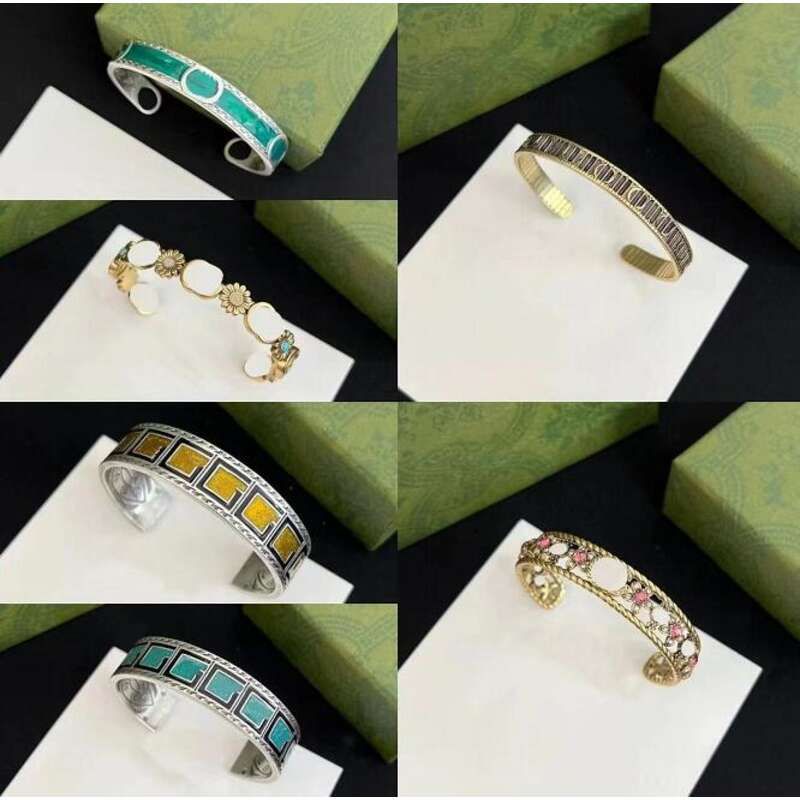Fashion Lovers Bracelets Unisex Designer Bracelets Stainless Steel Double Letter Bangles Cuff Jewelry Holiday Gift 11 Styles
Fashion Lovers Bracelets Unisex Designer Bracelets Stainless Steel Double Letter Bangles Cuff Jewelry Holiday Gift 11 Styles