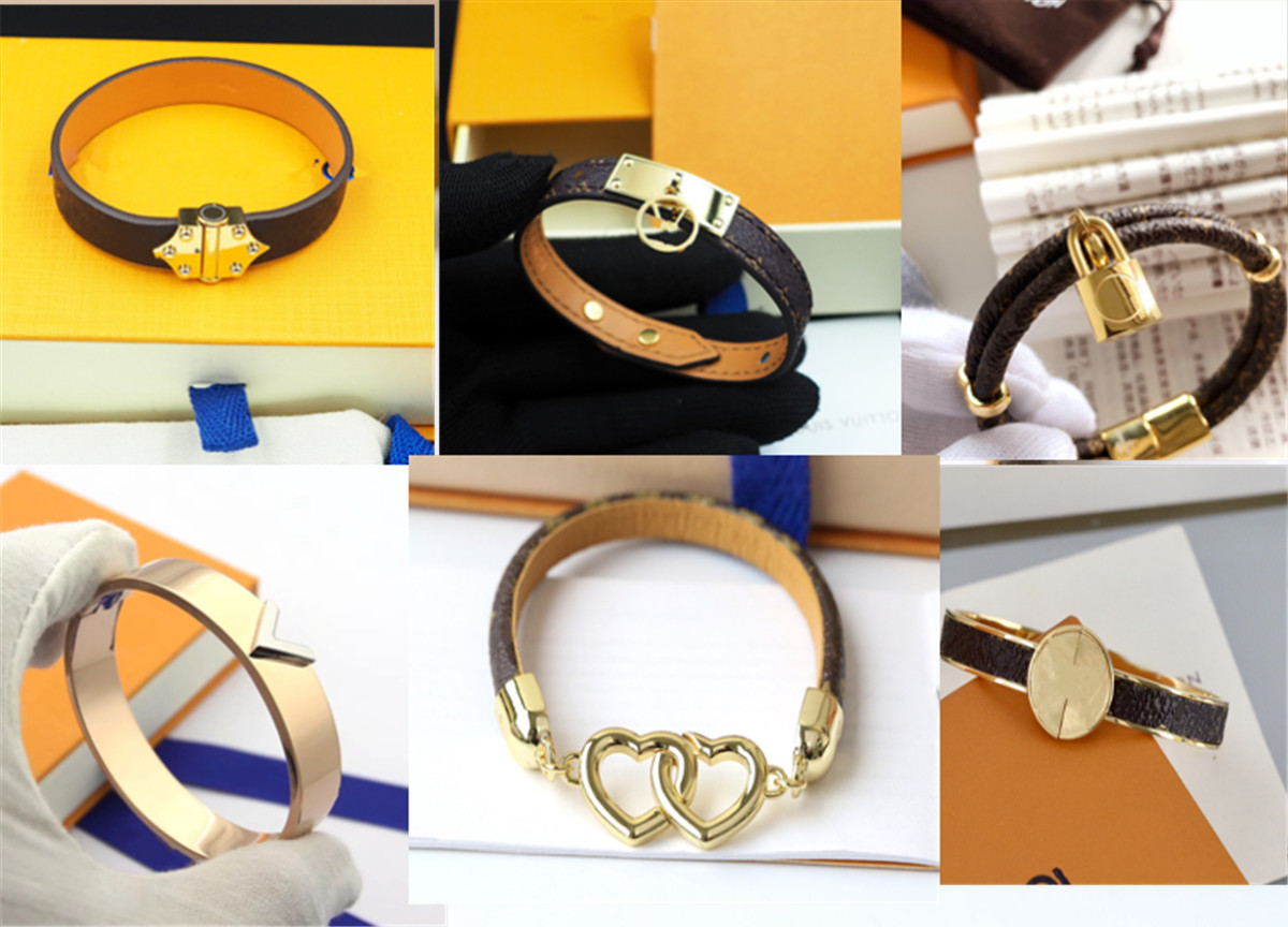 Designers Mens Womens Bracelets Bangle Luxury V Jewelry Faux Leather 18K Gold Plated Stainless steel Bracelet Womens Wedding Gifts G
Designers Mens Womens Bracelets Bangle Luxury V Jewelry Faux Leather 18K Gold Plated Stainless steel Bracelet Womens Wedding Gifts G