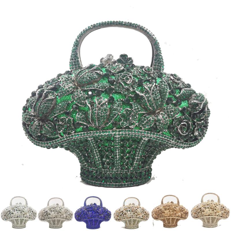 Evening Bags Luxury Green Flower Basket Designer Party Purse DIY Customized Women Clutch Ladies Wedding Bridal Day ClutchesEvening EveningEv
Evening Bags Luxury Green Flower Basket Designer Party Purse DIY Customized Women Clutch Ladies Wedding Bridal Day ClutchesEvening EveningEv