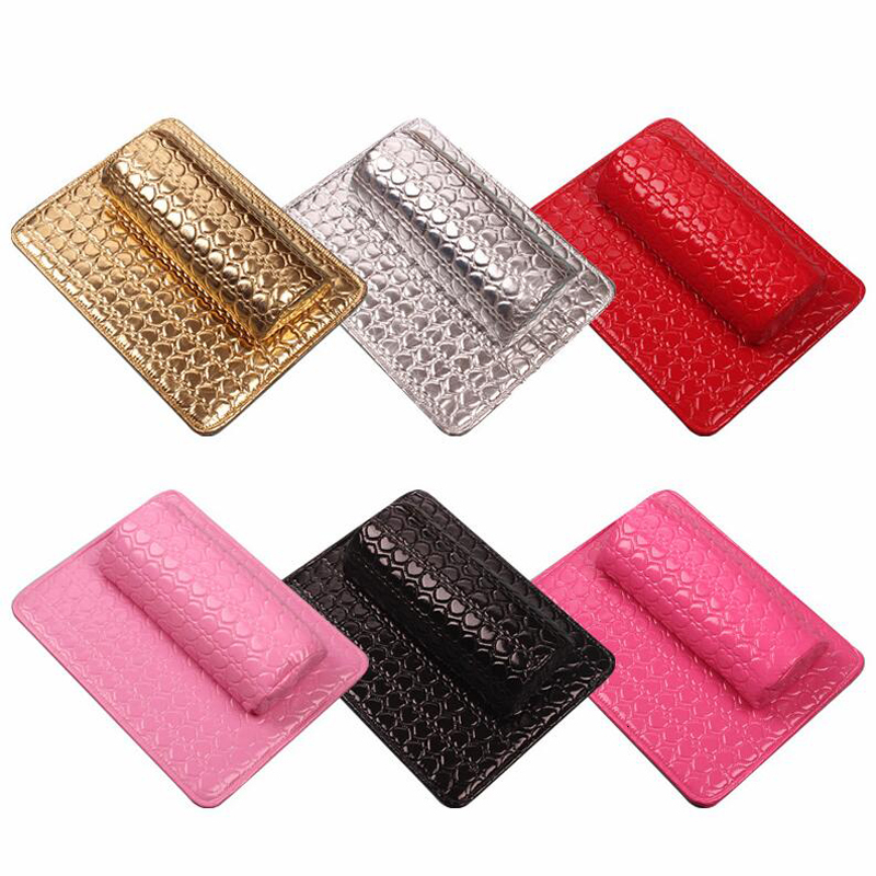Hand Rests Professional Hand Cushion Holder Soft PU Leather Sponge Arm Rest Nail Pillow Manicure Art Beauty Nail Mat Pad 230311