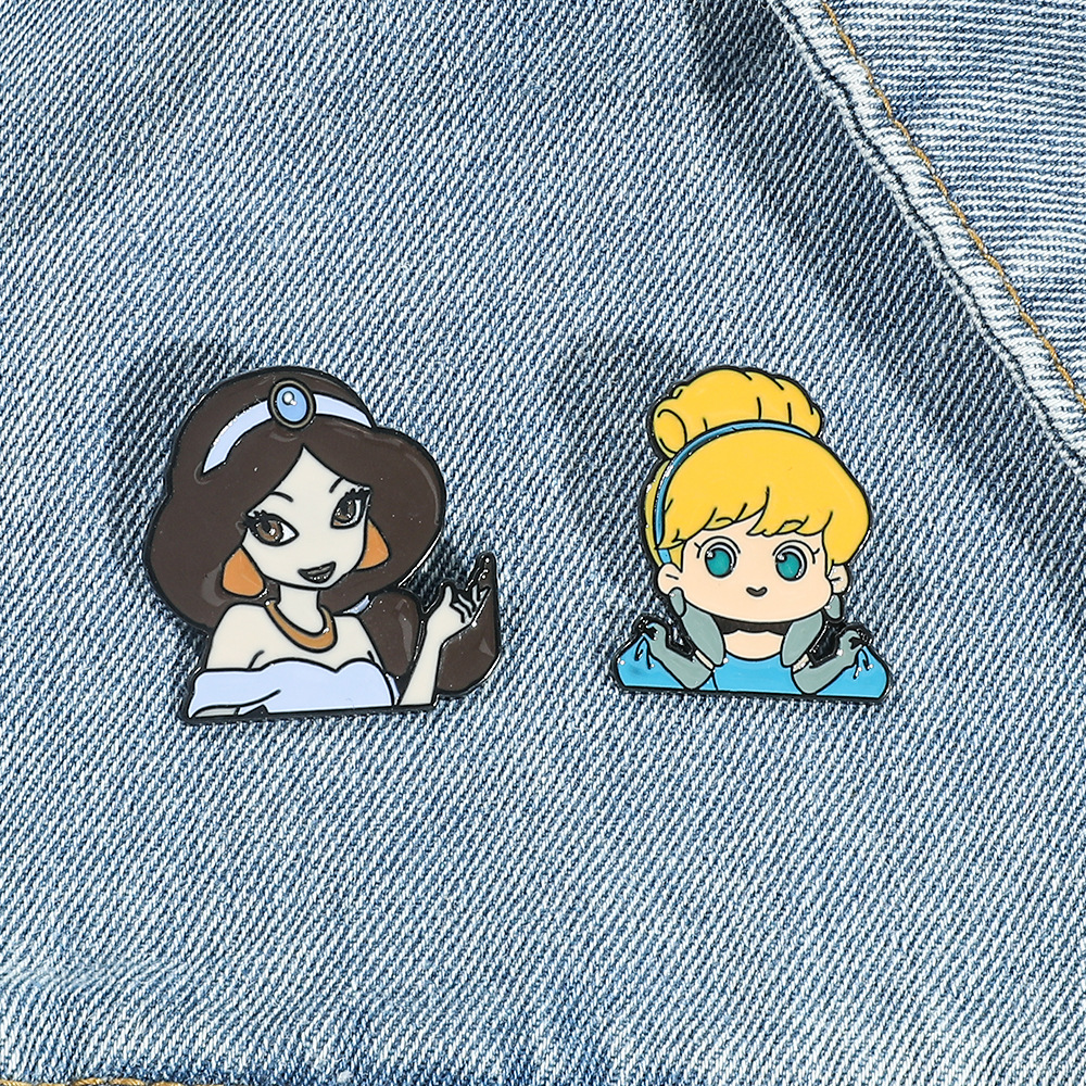 Princess characters figures pin Cute Anime Movies Games Hard Enamel Pins Collect Metal Cartoon Brooch, Color #1
Princess characters figures pin Cute Anime Movies Games Hard Enamel Pins Collect Metal Cartoon Brooch, Color #1