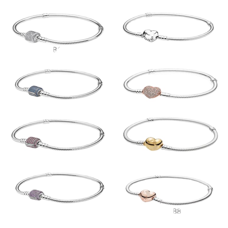 2023 New Popular 925 Sterling Silver Classic Love Full Drill Bracelet Female Snake Bone Chain Original Pandora DIY Women's Fashion Jewelry Accessories
2023 New Popular 925 Sterling Silver Classic Love Full Drill Bracelet Female Snake Bone Chain Original Pandora DIY Women's Fashion Jewelry Accessories