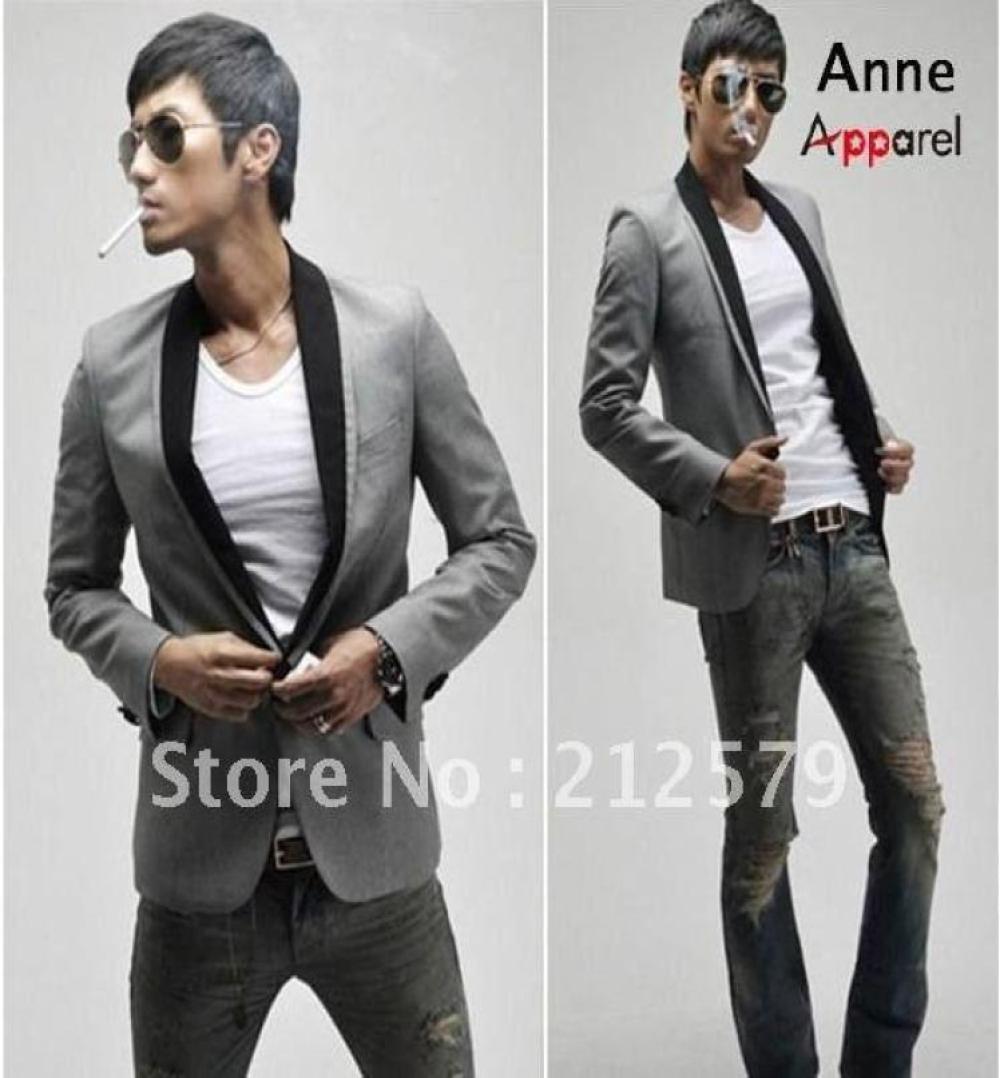 Whole Gray suits black collars Casual suit jacket Men039s Slim Coats cheap whole Drop support JK503632827
Whole Gray suits black collars Casual suit jacket Men039s Slim Coats cheap whole Drop support JK503632827