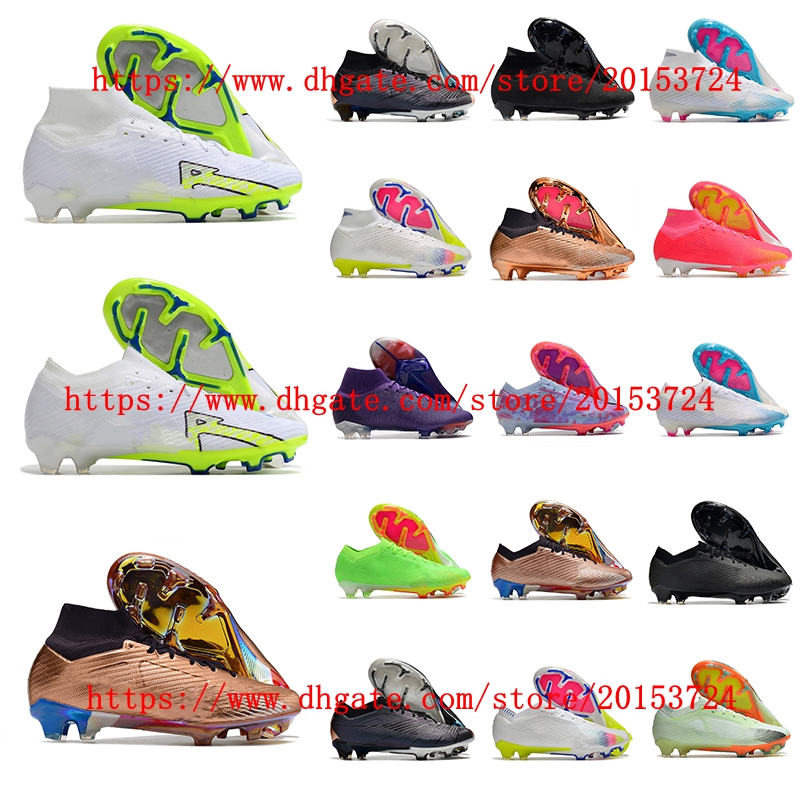 Mens Soccer shoes Zoomes Mercurial Superfly IX Elite FG ACC Mens High Ankle Ronaldo Mbappe Football Boots Trainers Knit Cleats, As picture 14
Mens Soccer shoes Zoomes Mercurial Superfly IX Elite FG ACC Mens High Ankle Ronaldo Mbappe Football Boots Trainers Knit Cleats, As picture 14