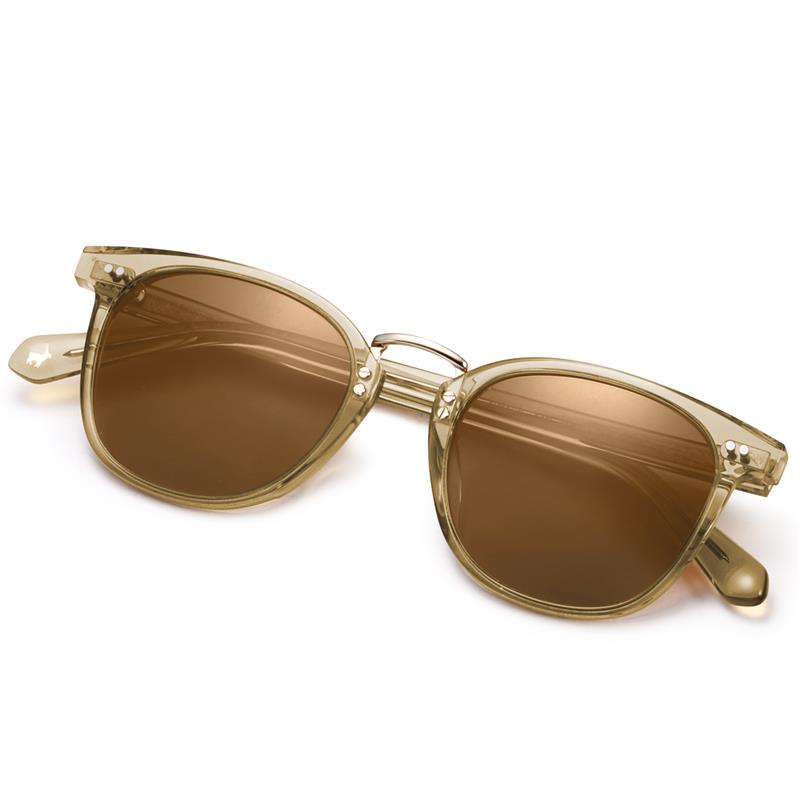 Carfia Small Polarized Sunglasses for Women Hand-crafted Acetate Frame Metal Bridge Eyewear Fashion Retro Style Sun Glasses