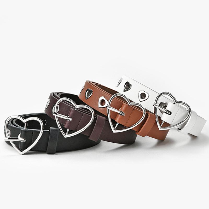 Belts Imitation Leather Women's Belt Heart Shap Pin Buckle Fashion Wild Love Hollow Decoration Pants For JeansBelts, Black
Belts Imitation Leather Women's Belt Heart Shap Pin Buckle Fashion Wild Love Hollow Decoration Pants For JeansBelts, Black