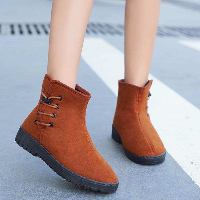 Dress Shoes Flock Ankle Boots For Women With Platform Autumn Winter Snow Concise Keep Warm 2023 Zapatos De Mujer#g2, Black
Dress Shoes Flock Ankle Boots For Women With Platform Autumn Winter Snow Concise Keep Warm 2023 Zapatos De Mujer#g2, Black