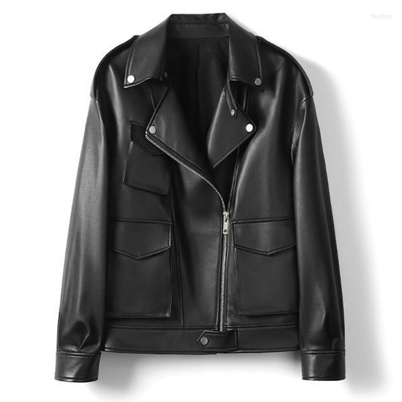 Women' Leather Hwitex Genuine Female Short Style Jackets Minimalist High Quality Winter Motorcycle Sheepskin Overcoat HW1227, Black
Women' Leather Hwitex Genuine Female Short Style Jackets Minimalist High Quality Winter Motorcycle Sheepskin Overcoat HW1227, Black