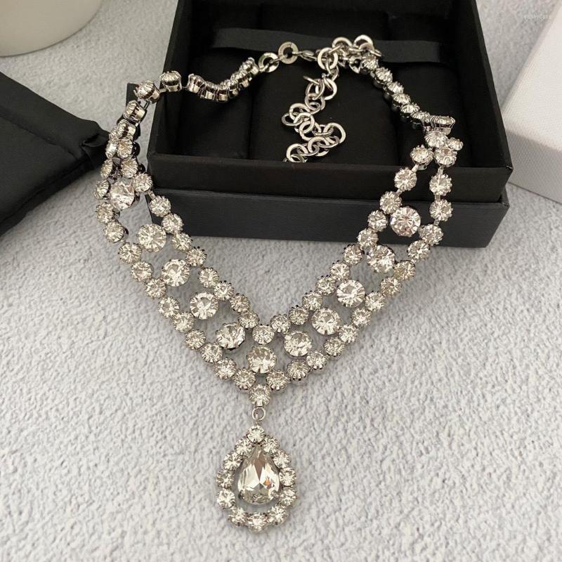 Pendant Necklaces European And American Fashion Heart-shaped Water Drop Crystal Necklace
Pendant Necklaces European And American Fashion Heart-shaped Water Drop Crystal Necklace