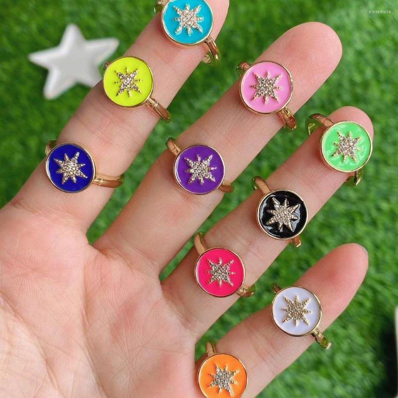 Cluster Rings 10Pcs Bohemia Enamel Cz Pave Ring Metal Gold Color For Woman Wedding Jewelry 2023 Fashion
Cluster Rings 10Pcs Bohemia Enamel Cz Pave Ring Metal Gold Color For Woman Wedding Jewelry 2023 Fashion