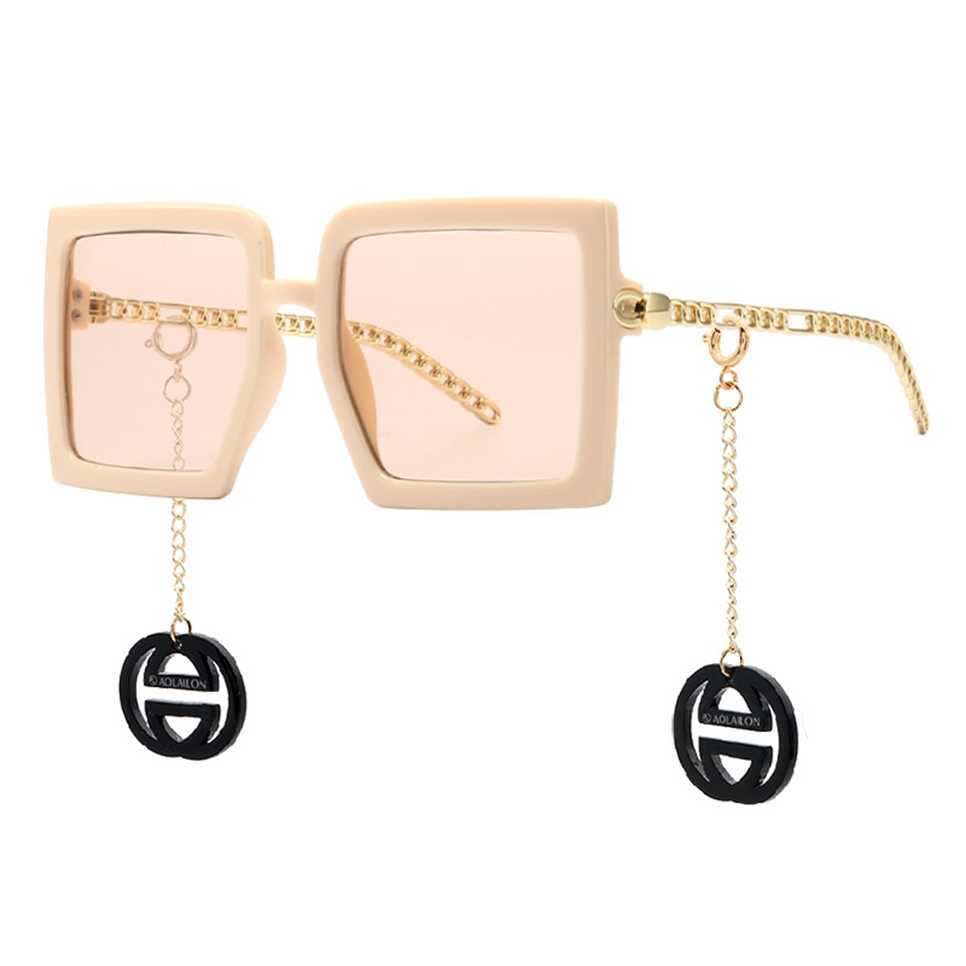 Sunglasses 2023 new fashion metal large frame chain leg women's Fashion Net red sunglasses
Sunglasses 2023 new fashion metal large frame chain leg women's Fashion Net red sunglasses