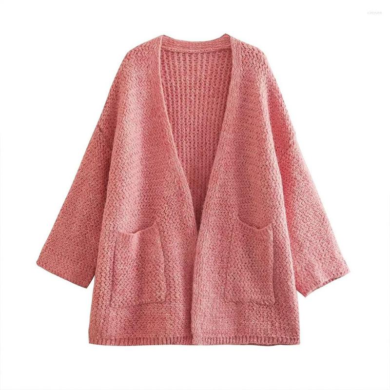 Women' Knits ZAA Women' Fashion Fall 2023 Chic Elegant Cardigan Vintage Casual Pocket Decoration Baggy Long Sleeve Sweater Coat, Pink
Women' Knits ZAA Women' Fashion Fall 2023 Chic Elegant Cardigan Vintage Casual Pocket Decoration Baggy Long Sleeve Sweater Coat, Pink