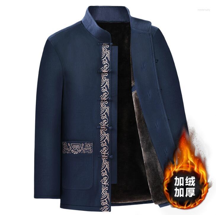 Men's Suits Tang Mens Chinese Tunic Suit Men Blazer Long Sleeve Middle-aged Jacket Masculino Clothes Casaco Thicken Father Wear, Black
Men's Suits Tang Mens Chinese Tunic Suit Men Blazer Long Sleeve Middle-aged Jacket Masculino Clothes Casaco Thicken Father Wear, Black