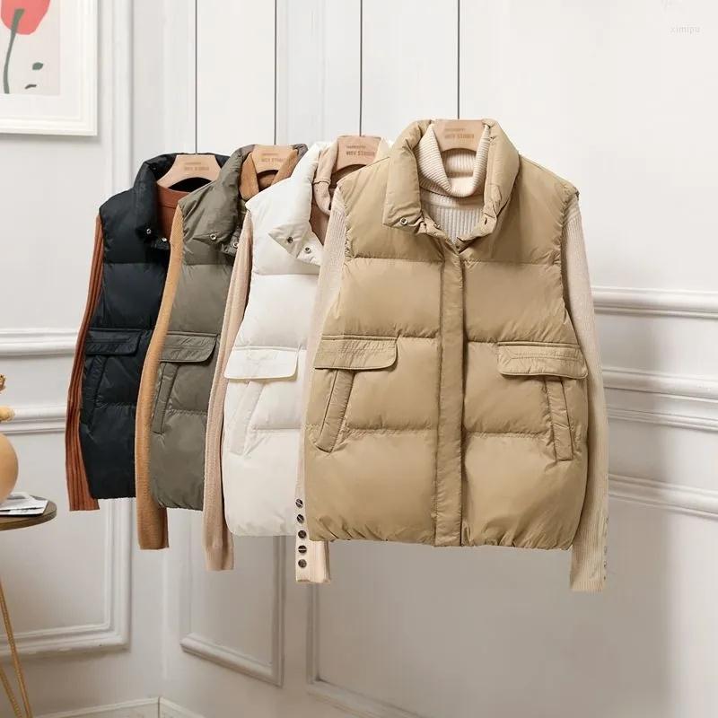 Women's Vests 2023 Women Autumn Winter Cotton Padded Waistcoat Short Jackets Casual Tops Warm Sleeveless Down Woman, Black
Women's Vests 2023 Women Autumn Winter Cotton Padded Waistcoat Short Jackets Casual Tops Warm Sleeveless Down Woman, Black