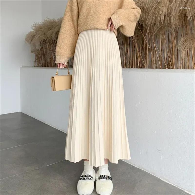 Skirts Women' Skirt Tall People Thick Knitted High Waist Elastic Korean Fashion FoldsLoose A-Line Elegant Mid-Calf Long, Beige
Skirts Women' Skirt Tall People Thick Knitted High Waist Elastic Korean Fashion FoldsLoose A-Line Elegant Mid-Calf Long, Beige