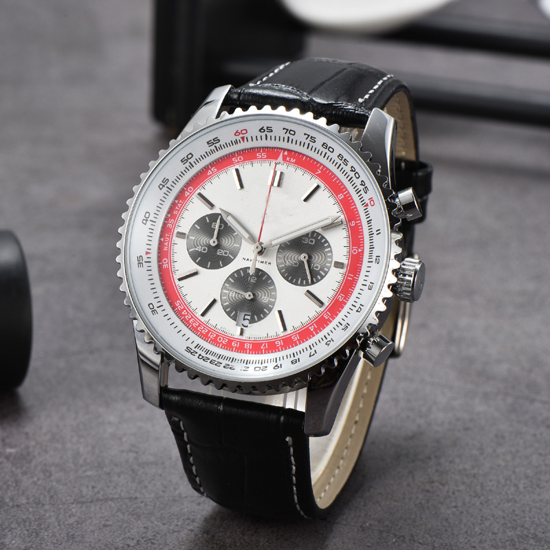 2023 New Mens Watch Quartz Luxury Navitimer B01 Dial Brand Chronograph Belt Steel Strap High Quality WristWatch b05, 02
2023 New Mens Watch Quartz Luxury Navitimer B01 Dial Brand Chronograph Belt Steel Strap High Quality WristWatch b05, 02