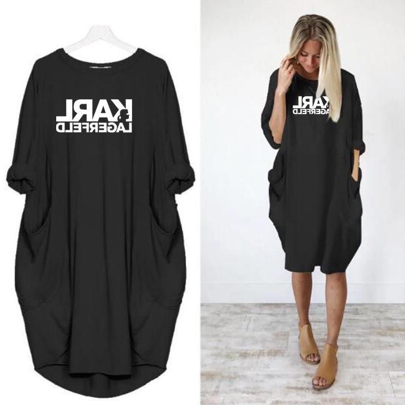 Casual Dresses 2022 Women Karl Casual Loose Dress Letter Spring Autumn Big Size 4xl 5XL Plus Size Clothing Dress Odlvj, Grey
Casual Dresses 2022 Women Karl Casual Loose Dress Letter Spring Autumn Big Size 4xl 5XL Plus Size Clothing Dress Odlvj, Grey