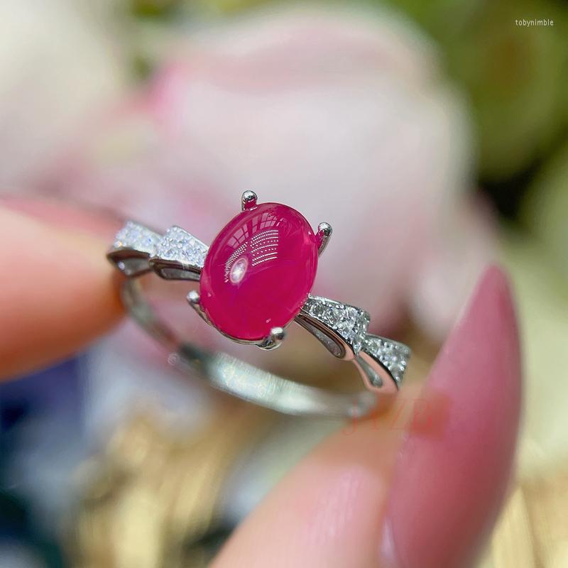 Cluster Rings Fine Jewelry Natural Ruby Ring 925 Sterling Silver Exquisite Living Niche Design
Cluster Rings Fine Jewelry Natural Ruby Ring 925 Sterling Silver Exquisite Living Niche Design