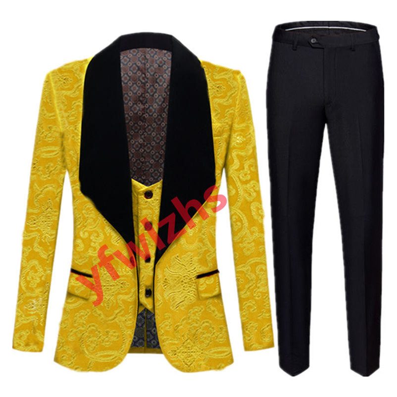 Groom Tuxedos One Button Groomsmen Shawl Lapel Men Suits Wedding/Prom Best Man Jacket Pants Vest Tie 0012, Same as image
Groom Tuxedos One Button Groomsmen Shawl Lapel Men Suits Wedding/Prom Best Man Jacket Pants Vest Tie 0012, Same as image
