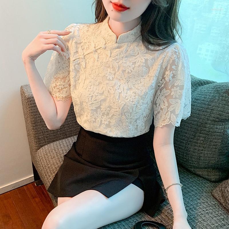 Women' Blouses Vintage Women Lace Shirt 2023 Short-sleeve Embroidered Blouse Retro Pullover Tops Blusa Feminina, Apricot
Women' Blouses Vintage Women Lace Shirt 2023 Short-sleeve Embroidered Blouse Retro Pullover Tops Blusa Feminina, Apricot