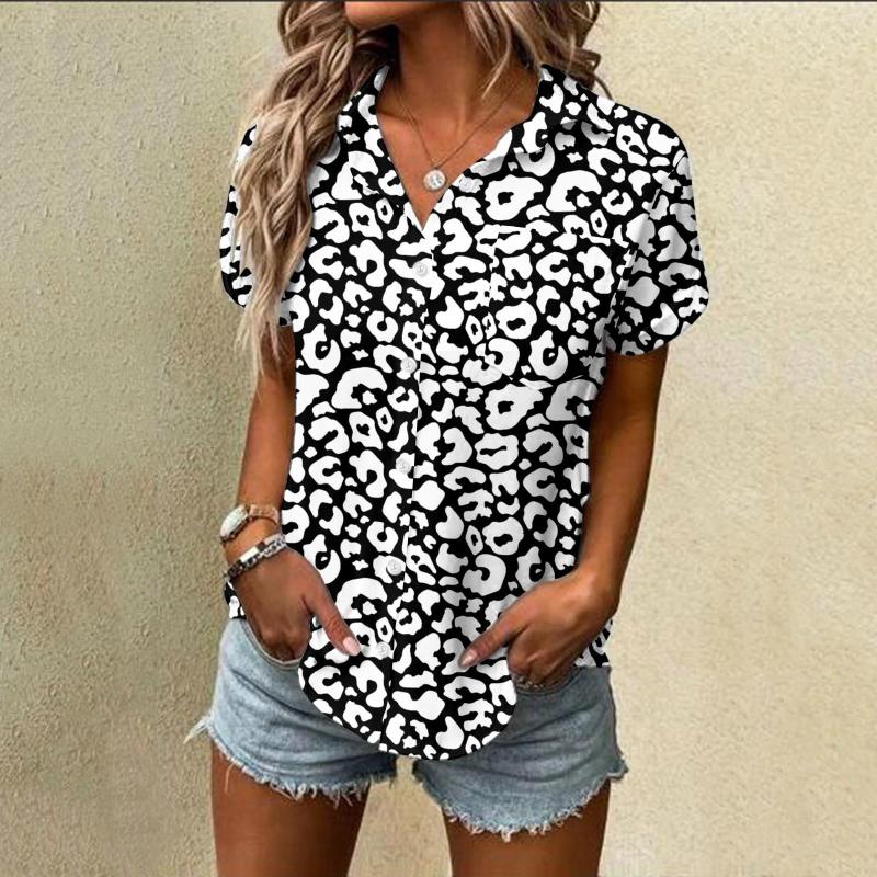 Women' Blouses Womens Spring Summer Printed Short Sleeve V Neck Shirt Top Blouse Soft Shirts For Women Deep Blockbuster, Blue
Women' Blouses Womens Spring Summer Printed Short Sleeve V Neck Shirt Top Blouse Soft Shirts For Women Deep Blockbuster, Blue